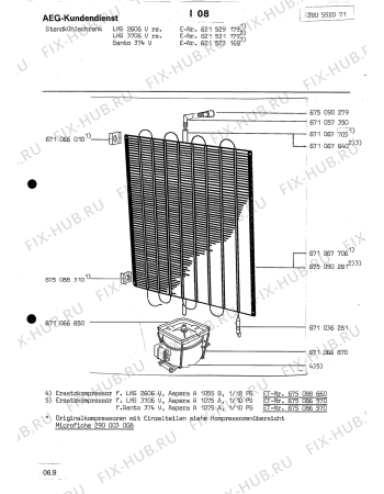 Взрыв-схема холодильника Linde (N Ln) LKS 2606 V RE - Схема узла Section1